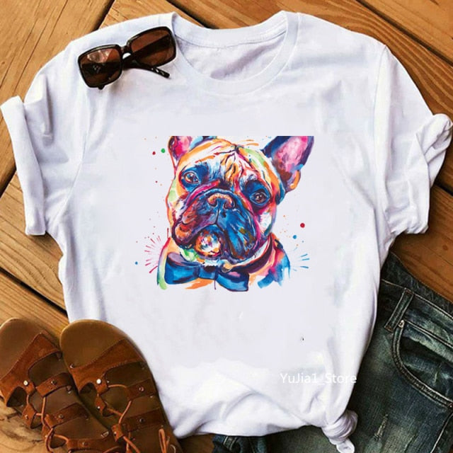 Watercolor Dog T-shirts