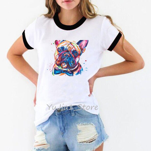 Watercolor Dog T-shirts