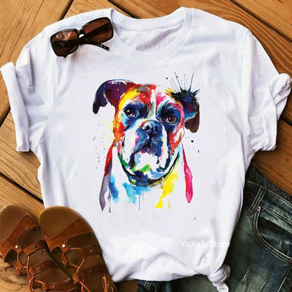 Watercolor Dog T-shirts