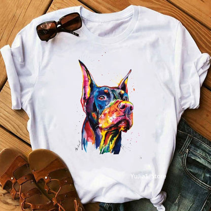 Watercolor Dog T-shirts