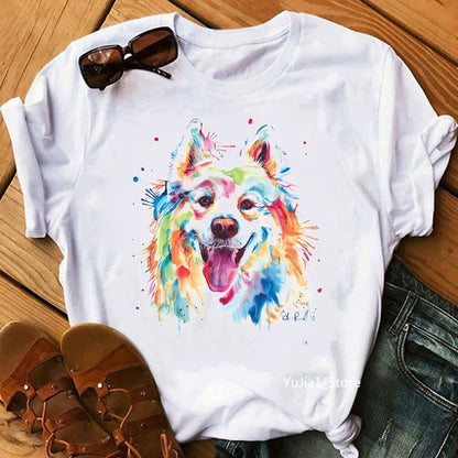Watercolor Dog T-shirts