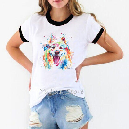 Watercolor Dog T-shirts