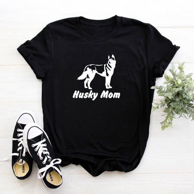 Husky Mom T-shirt