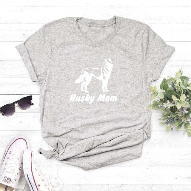 Husky Mom T-shirt