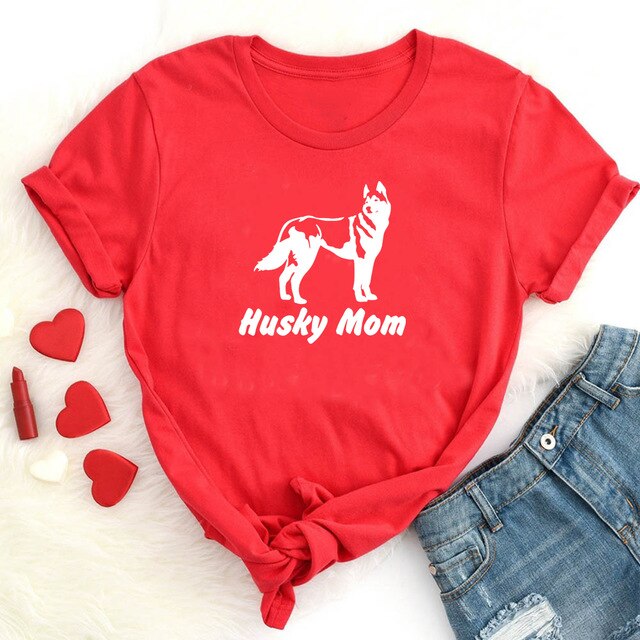 Husky Mom T-shirt