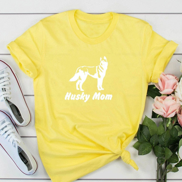 Husky Mom T-shirt