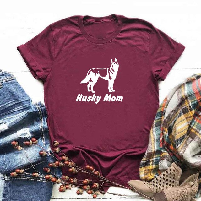 Husky Mom T-shirt