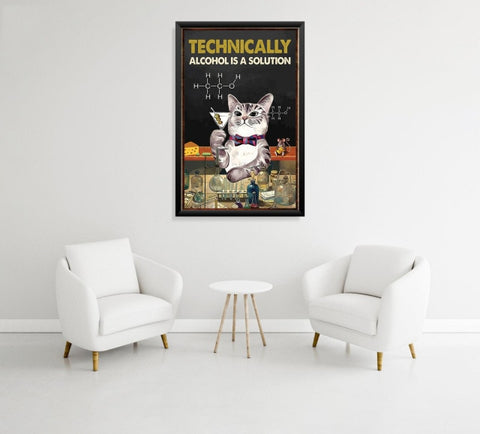 Funny Cat Canvas
